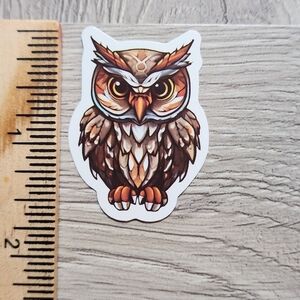 10/$10 Owl Sticker Bird Hoot Owlet Colorful Cartoon